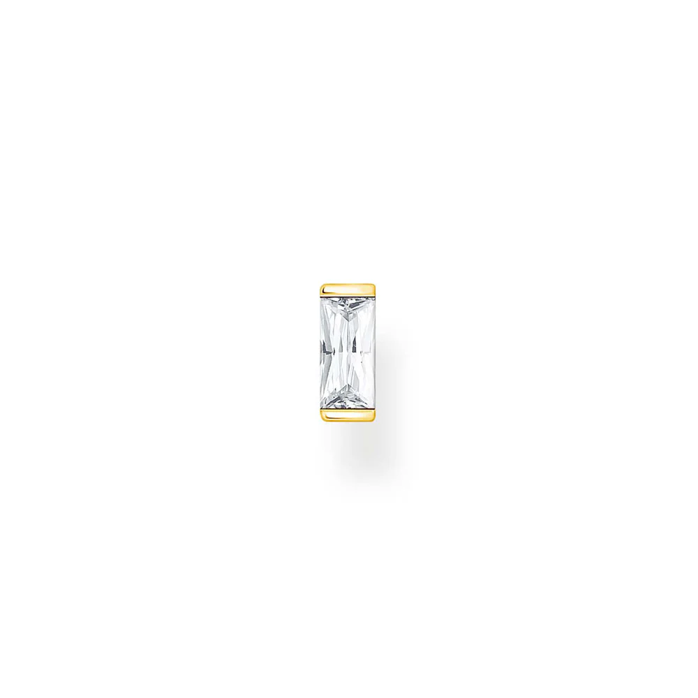 Thomas Sabo Gold Plated Sterling Silver Cubic Zirconia Earrings * 1 Earring Only* - Image 2