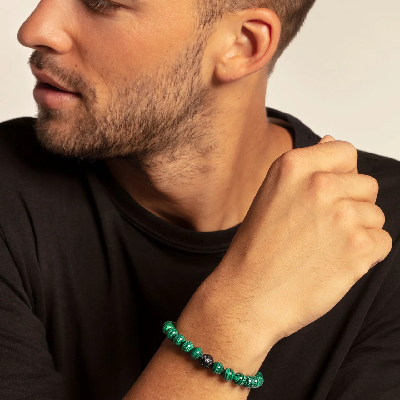 Green Malachite Bracelet - A1778-530-6 - Image 2