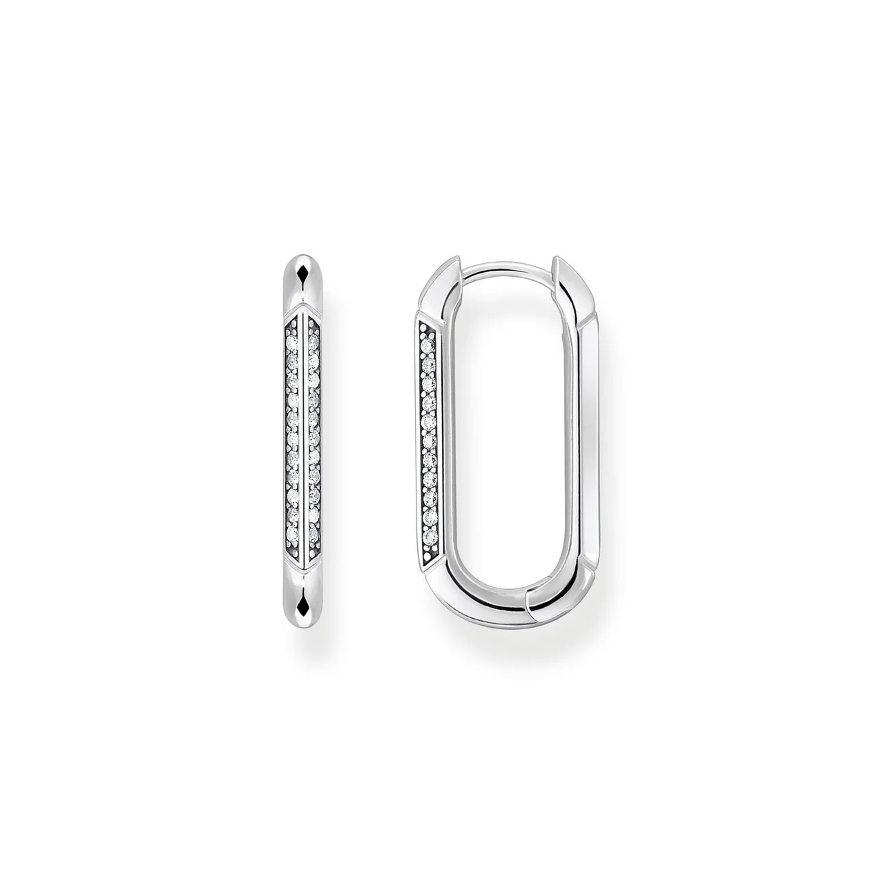 Hoop Earrings Silver - CR674-643-14