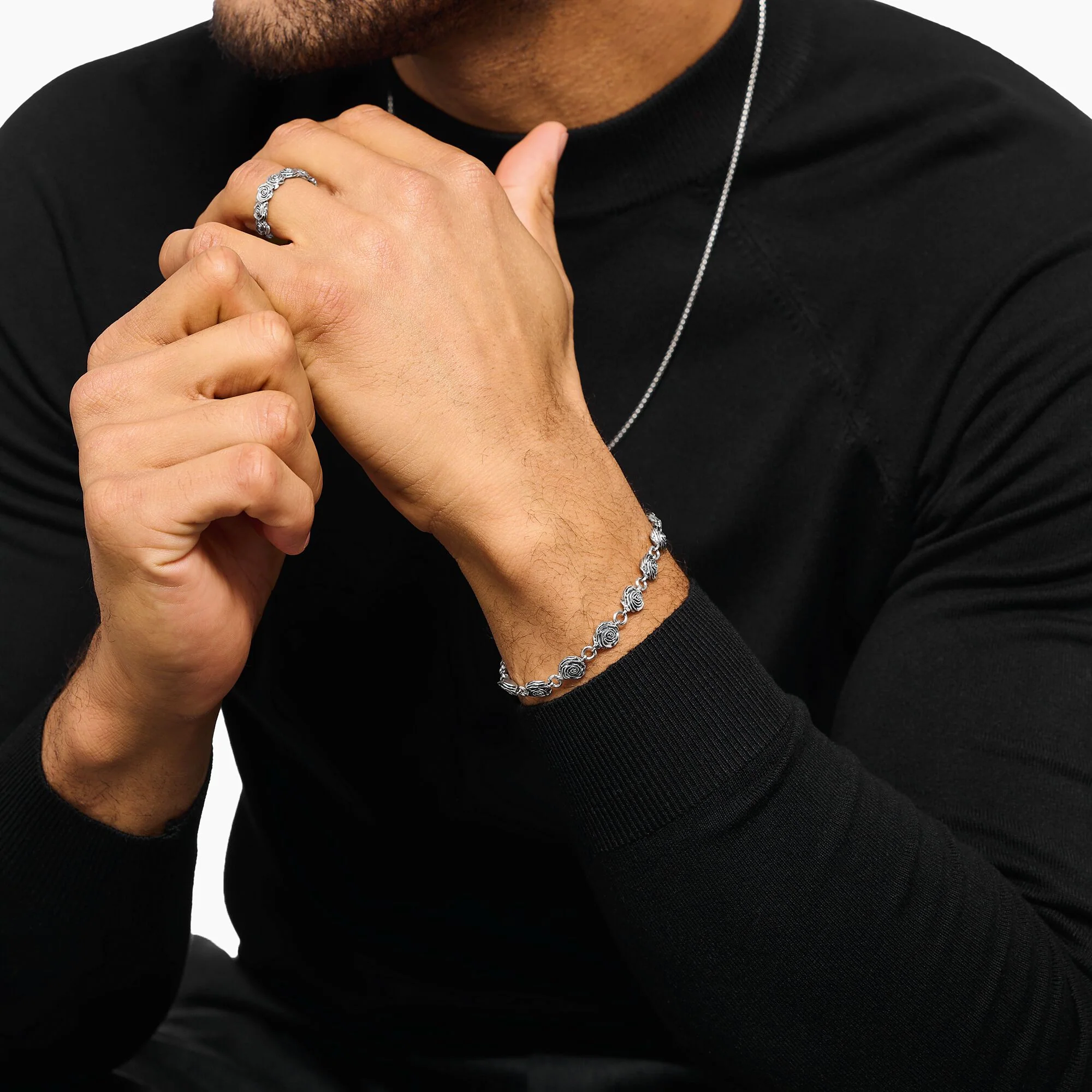 THOMAS SABO Midnight Rose bracelet - Image 3