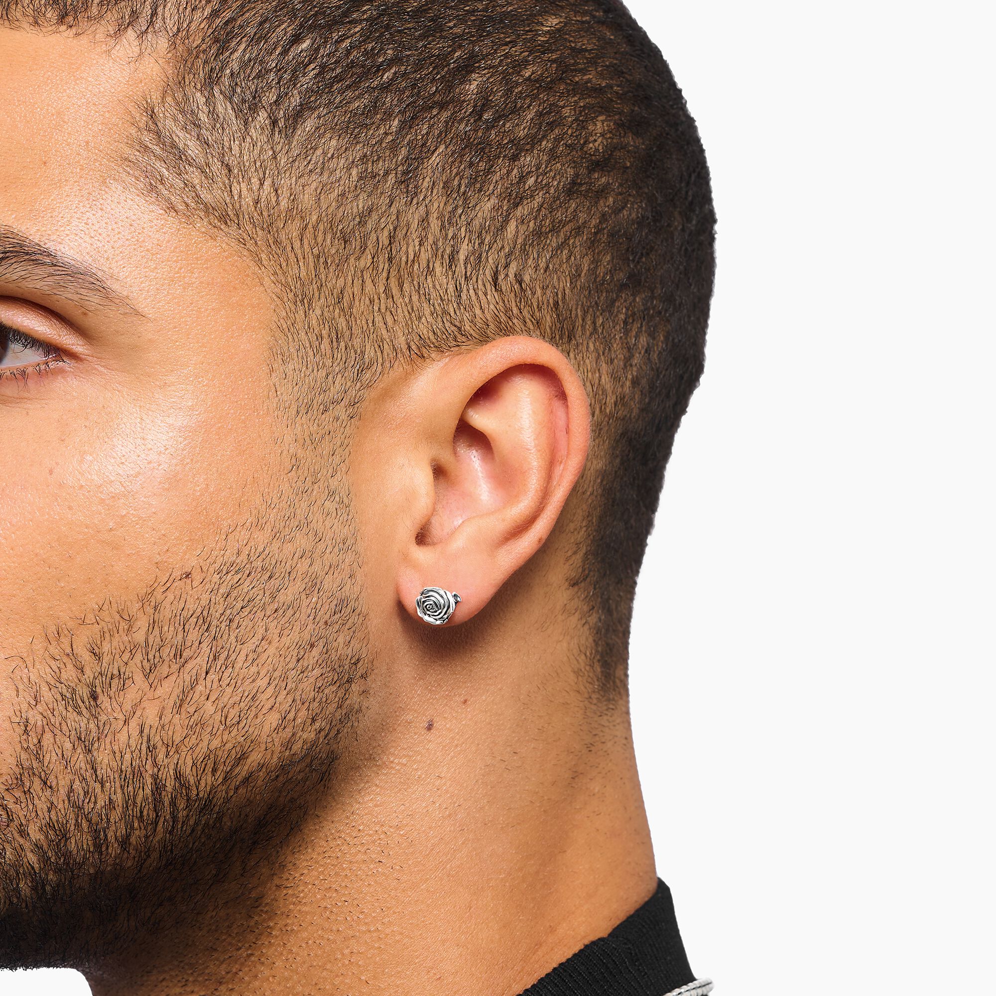 THOMAS SABO Midnight Rose ear studs - Image 3