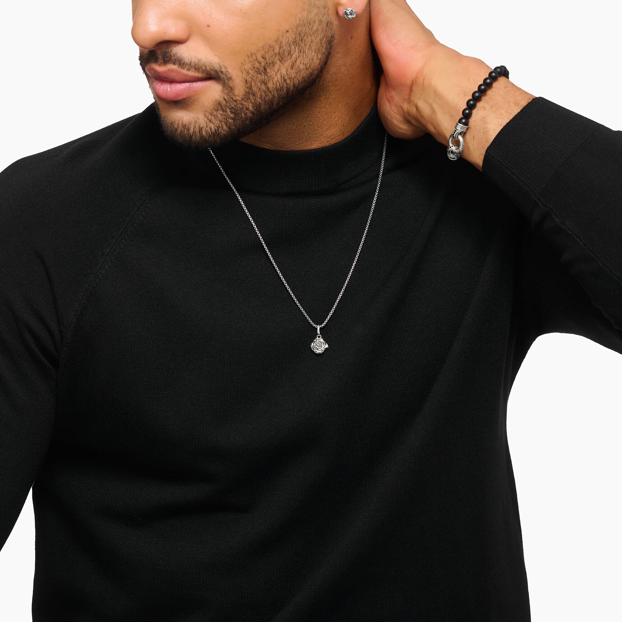 THOMAS SABO Midnight Rose Pendant Small - Image 3
