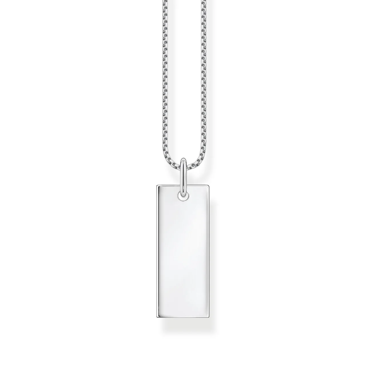 Necklace Tag Silver - TKE2141