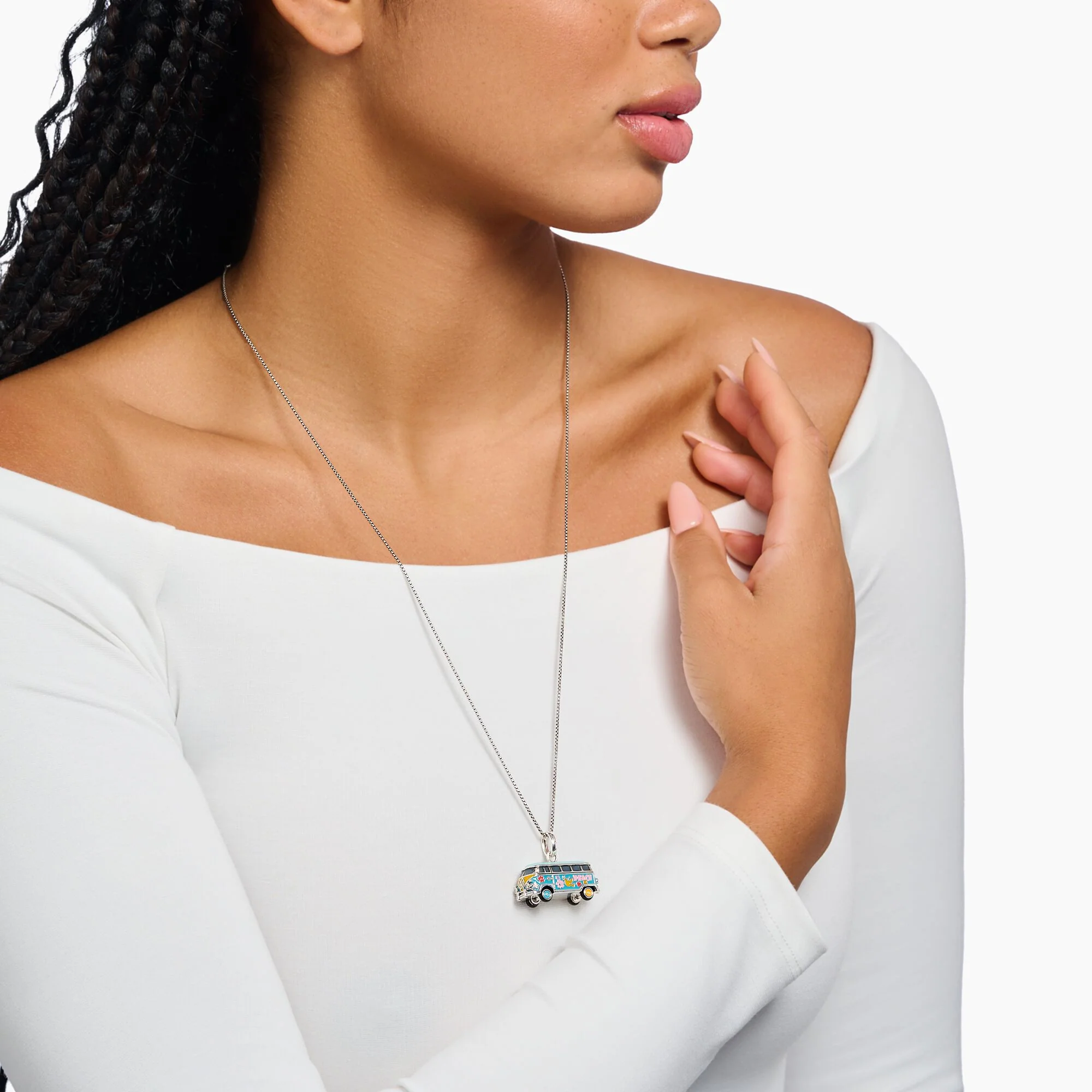 THOMAS SABO Limited Edition VW Hippie Bus Pendant - Image 4