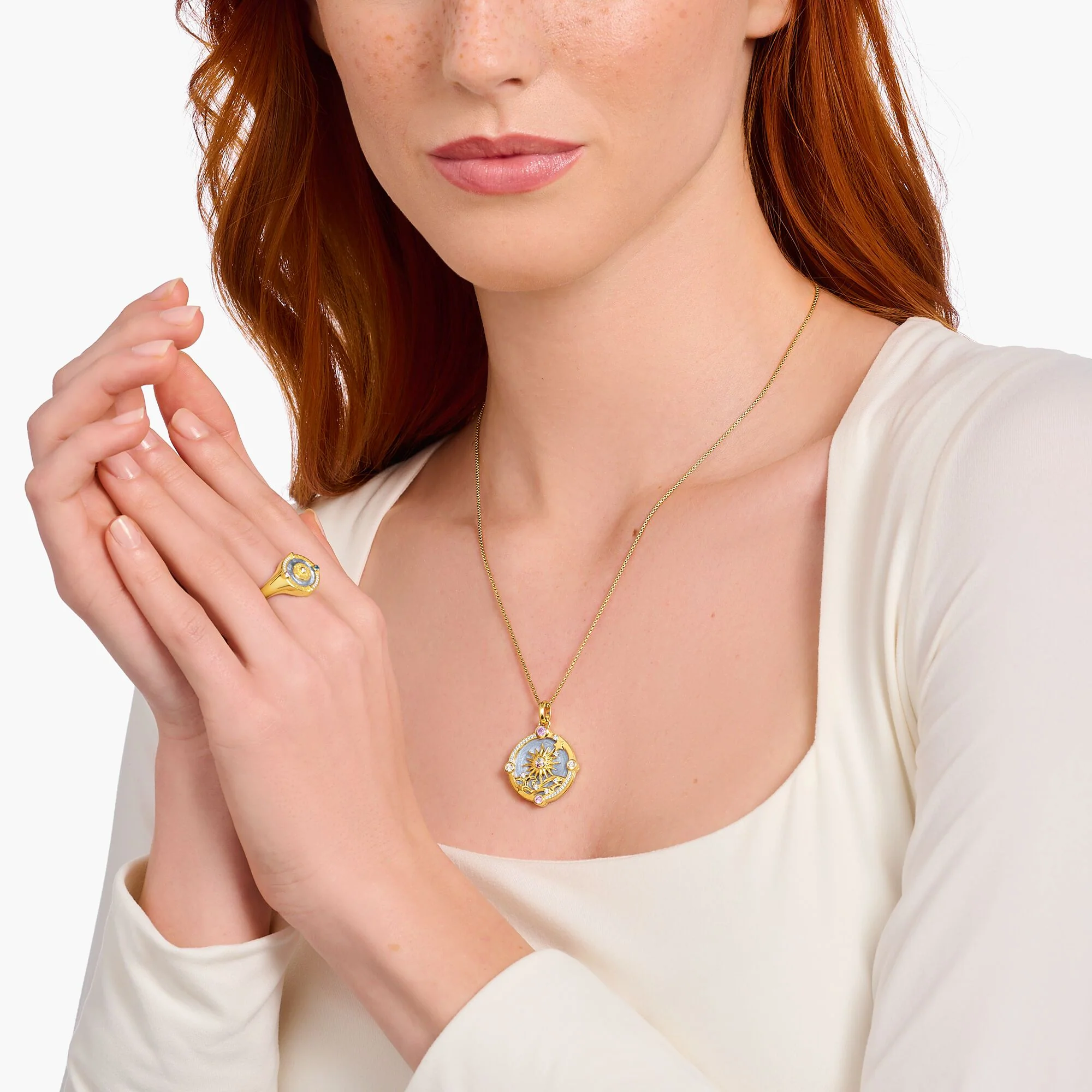 THOMAS SABO Small Pendant with Sun - Image 4