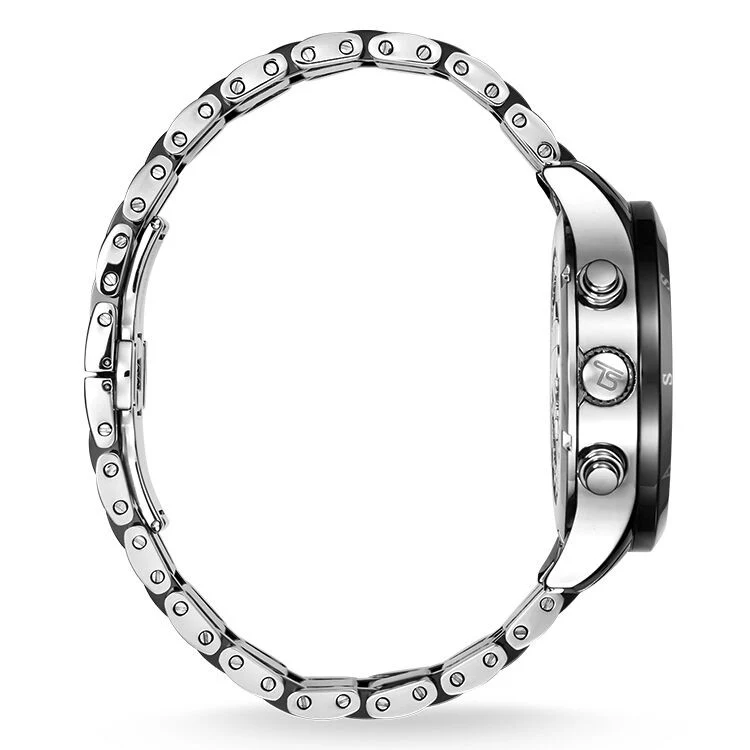 Rebel Black Bezel Dial Steel Watch - WA0139-222-203-43 mm - Image 2