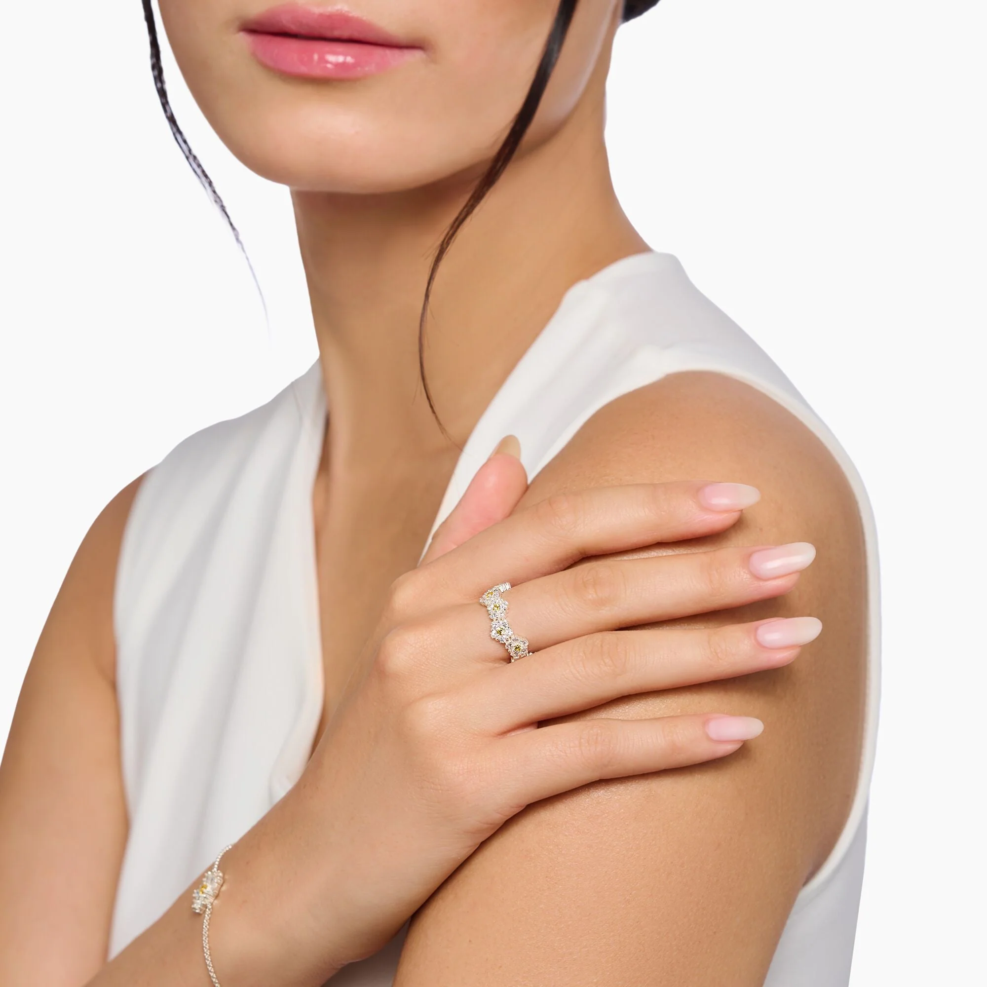 THOMAS SABO Lovely Daisy Ring in Silver - Image 2