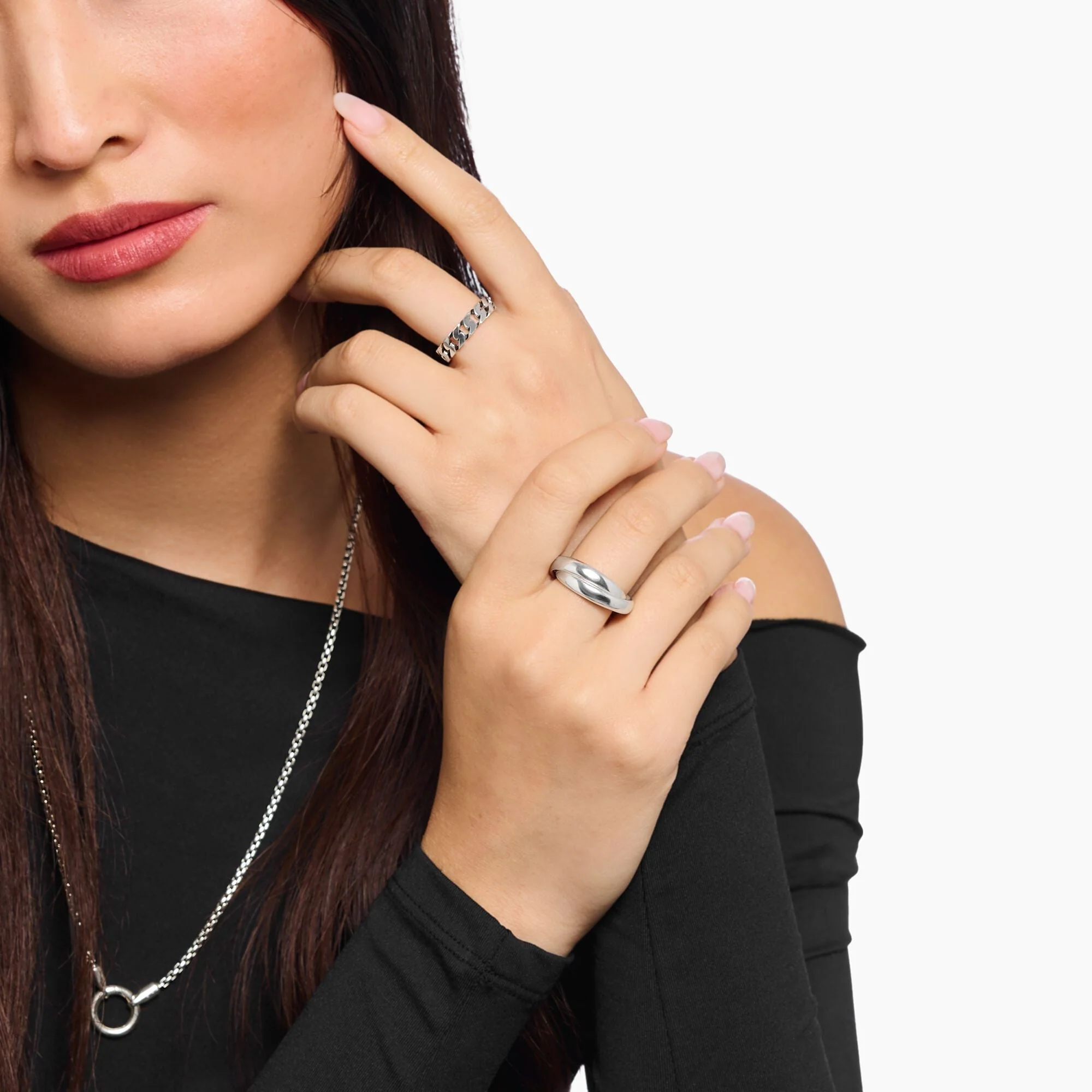THOMAS SABO Ring with chain links - Image 2