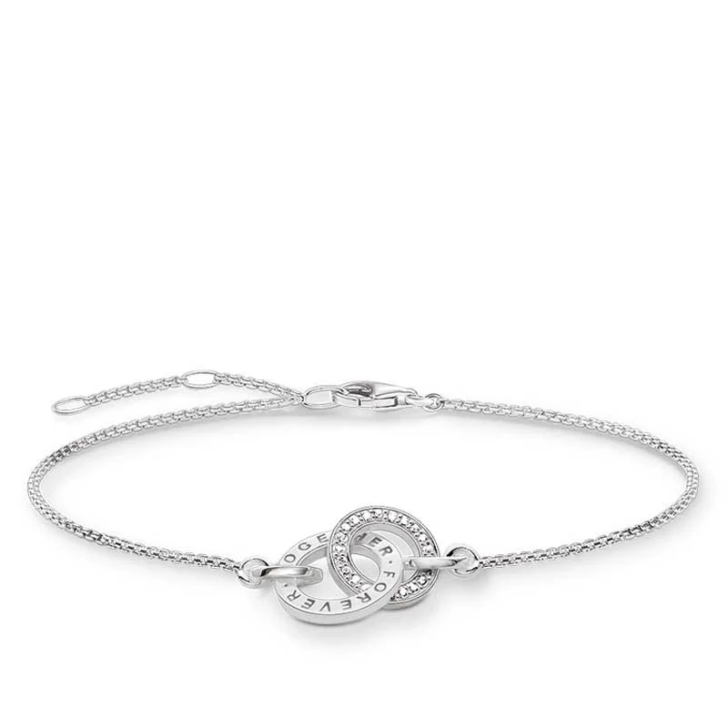 Rings Cubic Zirconia Bracelet 16.5-19.5cm - A1551-051-14-L19,5v