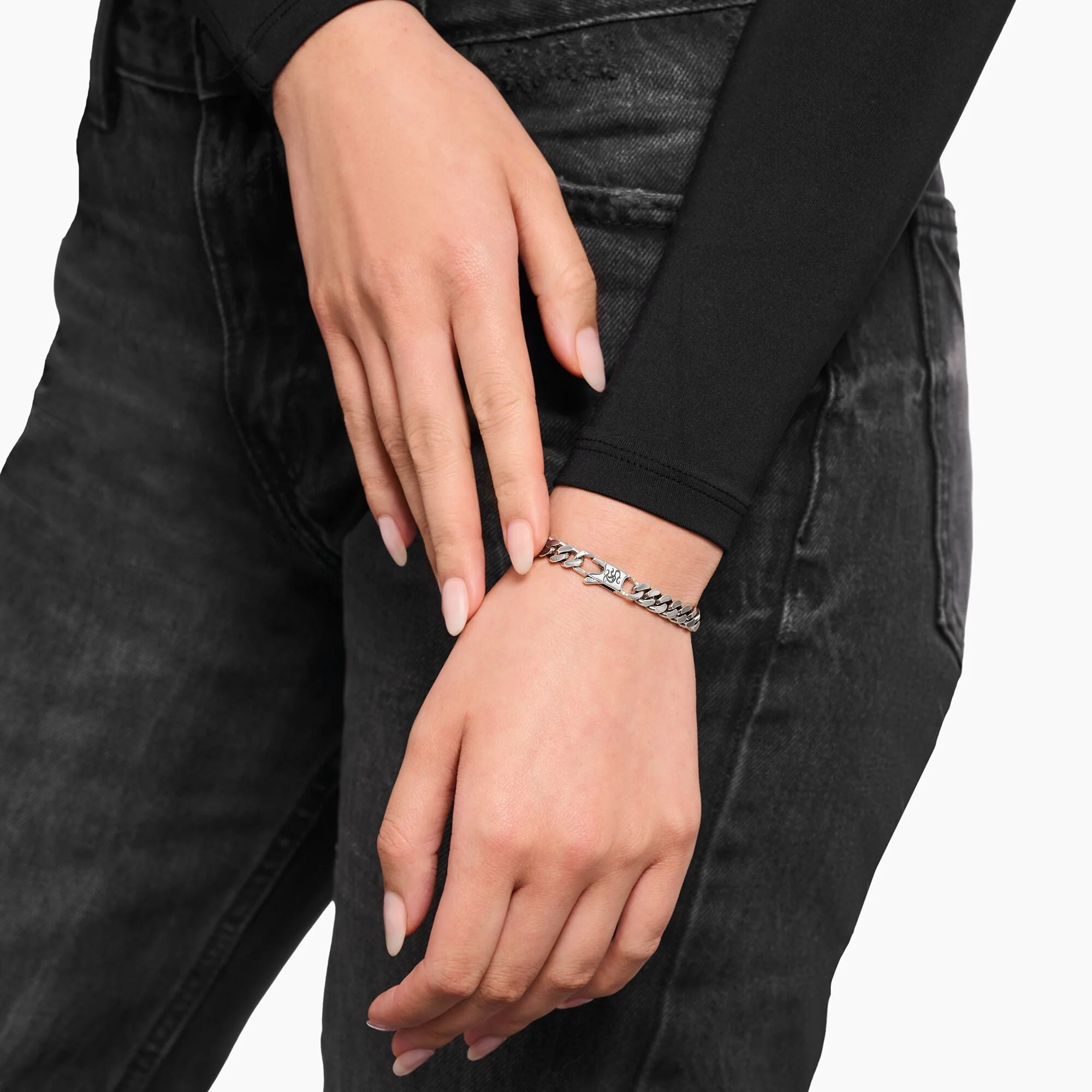 THOMAS SABO Silver armoured bracelet - Image 2