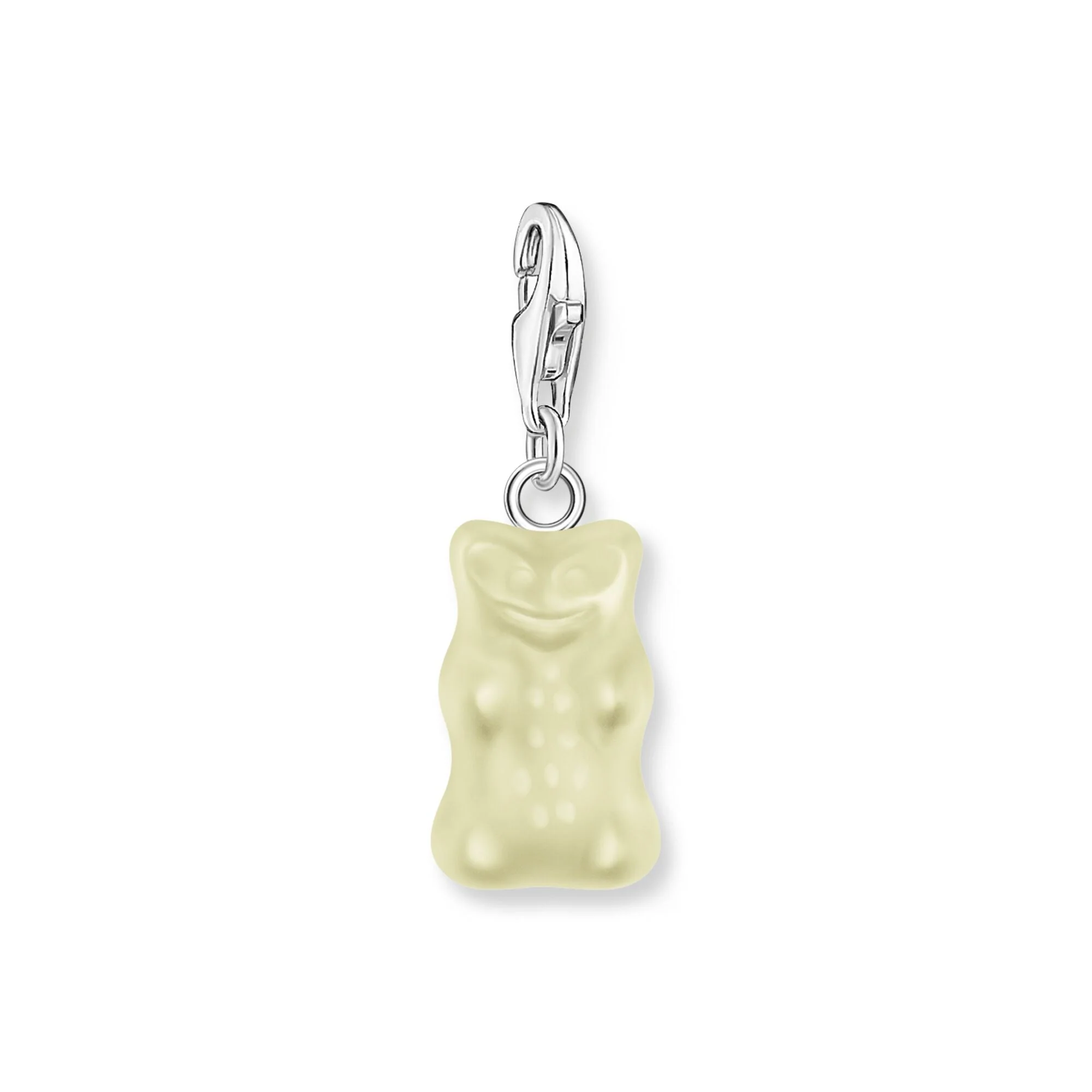 THOMAS SABO Charm pendant goldbears in white