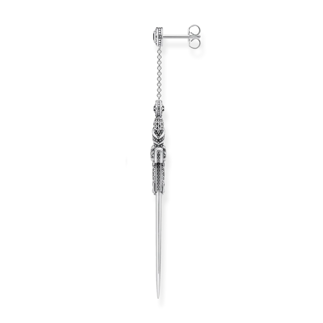 Single Men's Earring Sword - H2128 - Image 3