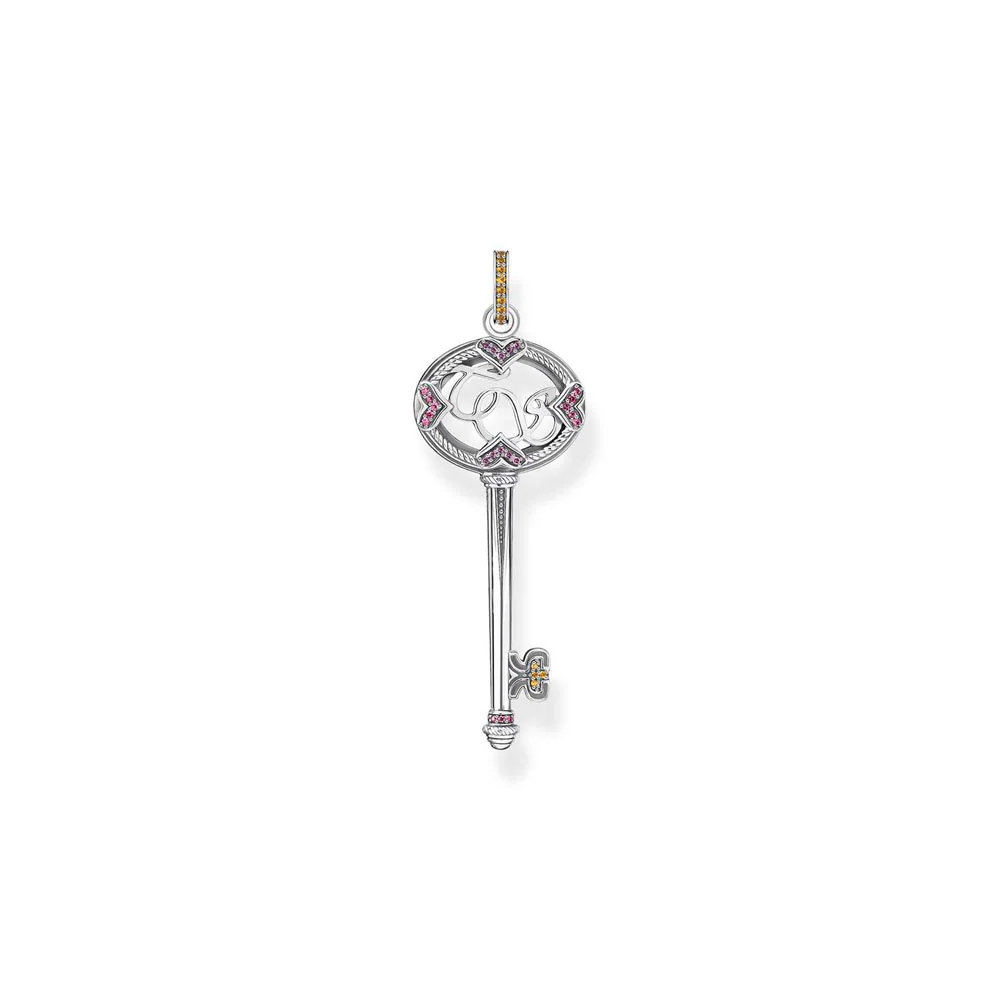 Thomas Sabo Sterling Silver Magic Garden Key Pendant