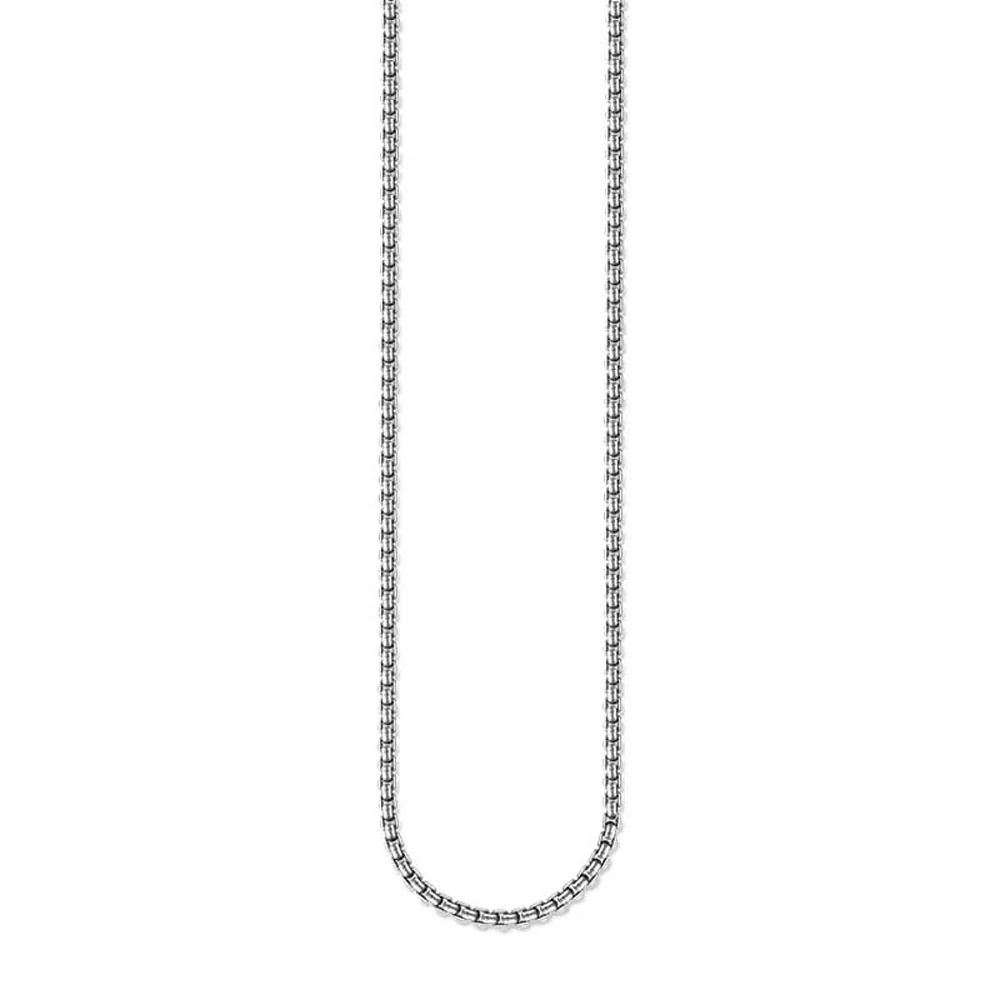 Thomas Sabo Sterling Silver Oxidised 53cm Box Chain