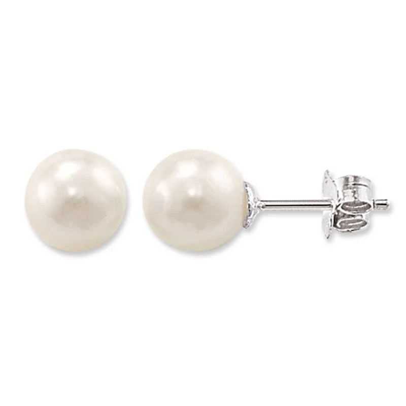 Thomas Sabo White Fresh Water Pearl Medium Stud Earrings