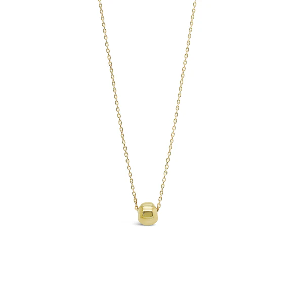 Tiny Ball Necklace Gold - N3504G - Image 2