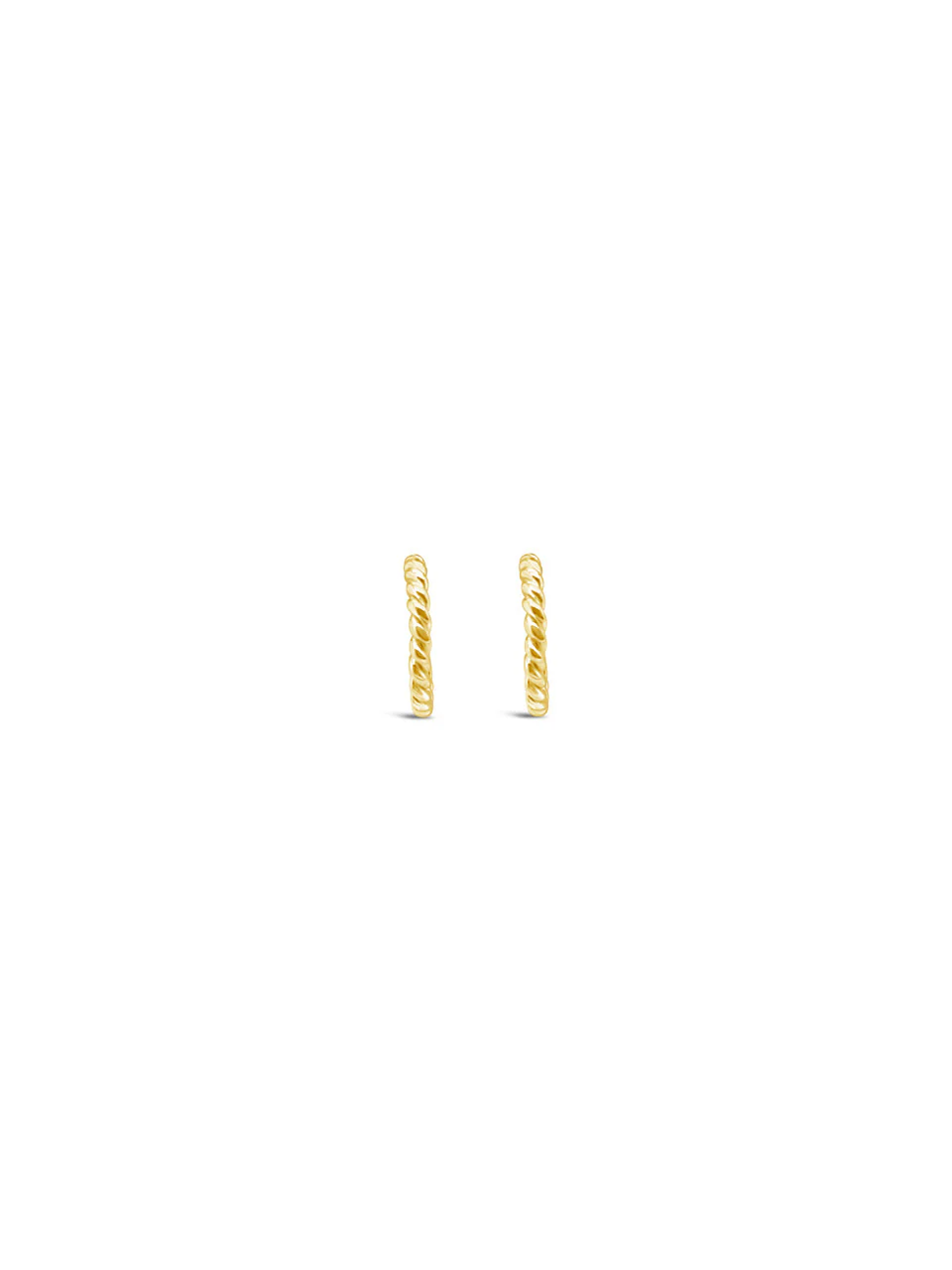 Twisted Hoops Gold - JP13207G - Image 2