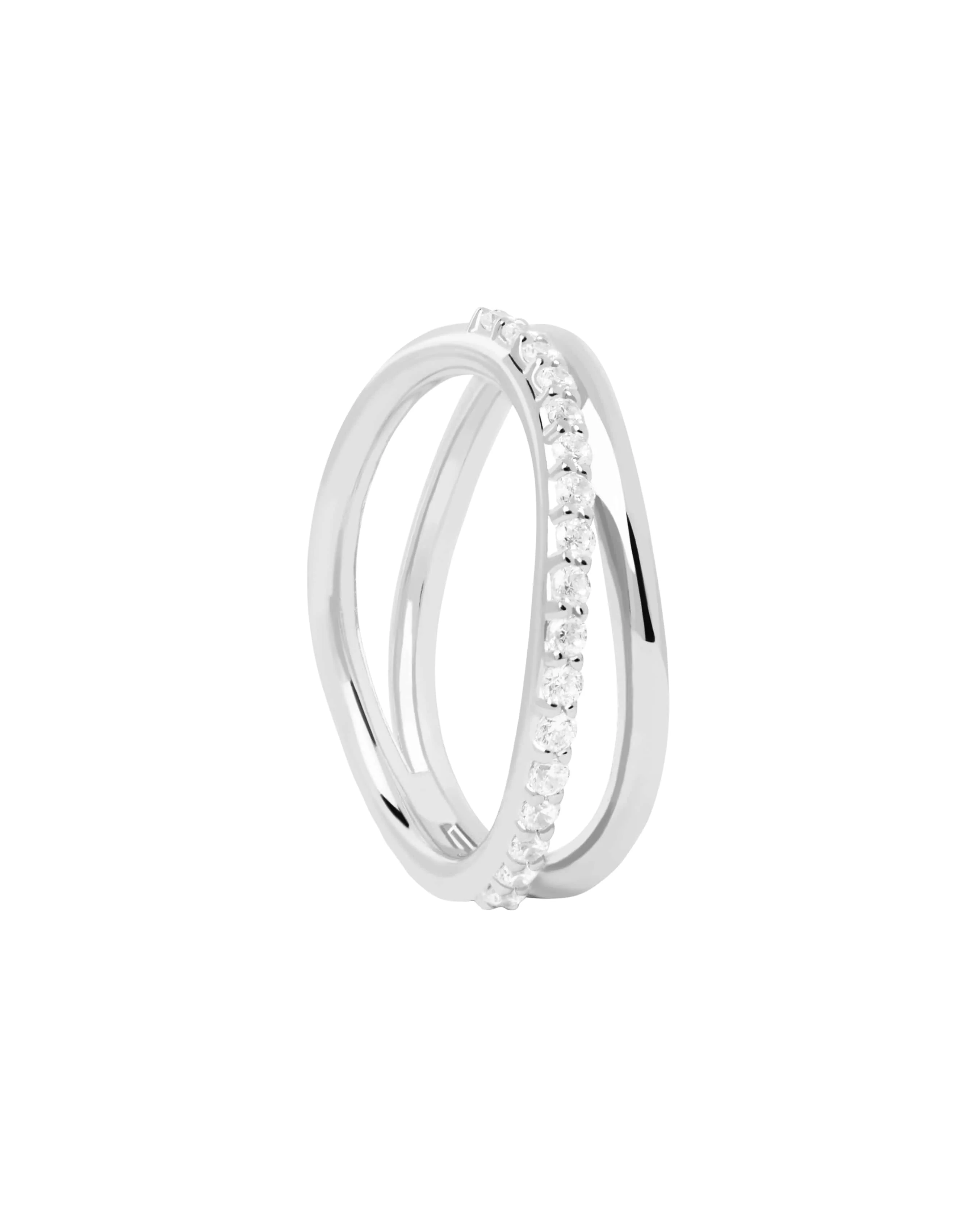 Twister Silver Ring Size 12