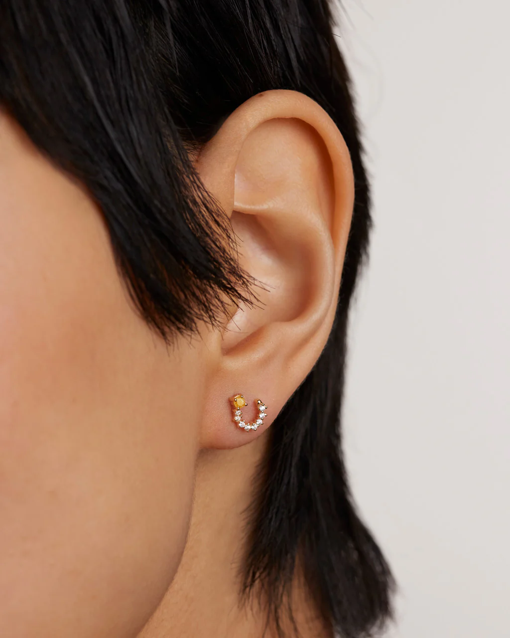 Villa Gold Earrings - AR01-558-U - Image 5
