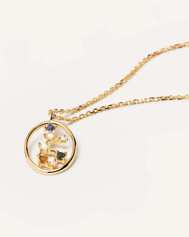 Virgo Gold Necklace - CO01-349-U - Image 2