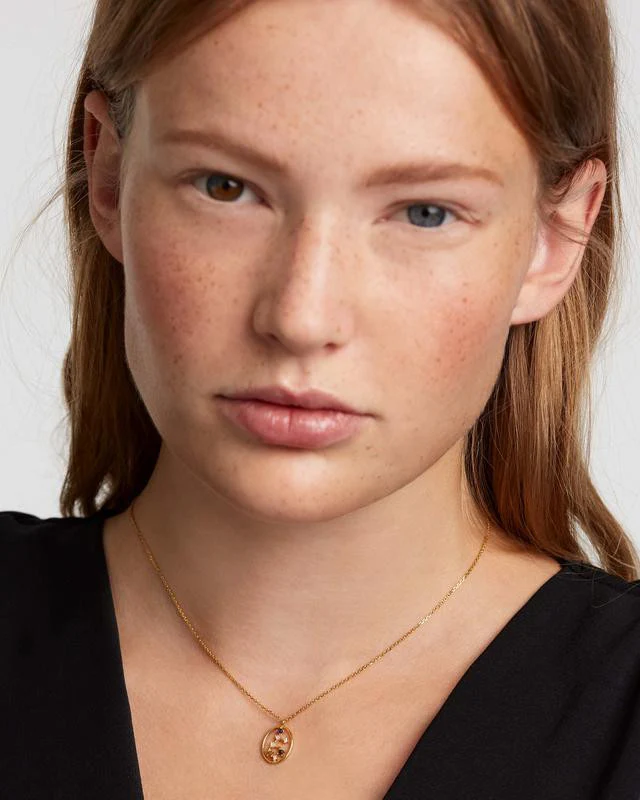Virgo Gold Necklace - CO01-349-U - Image 4