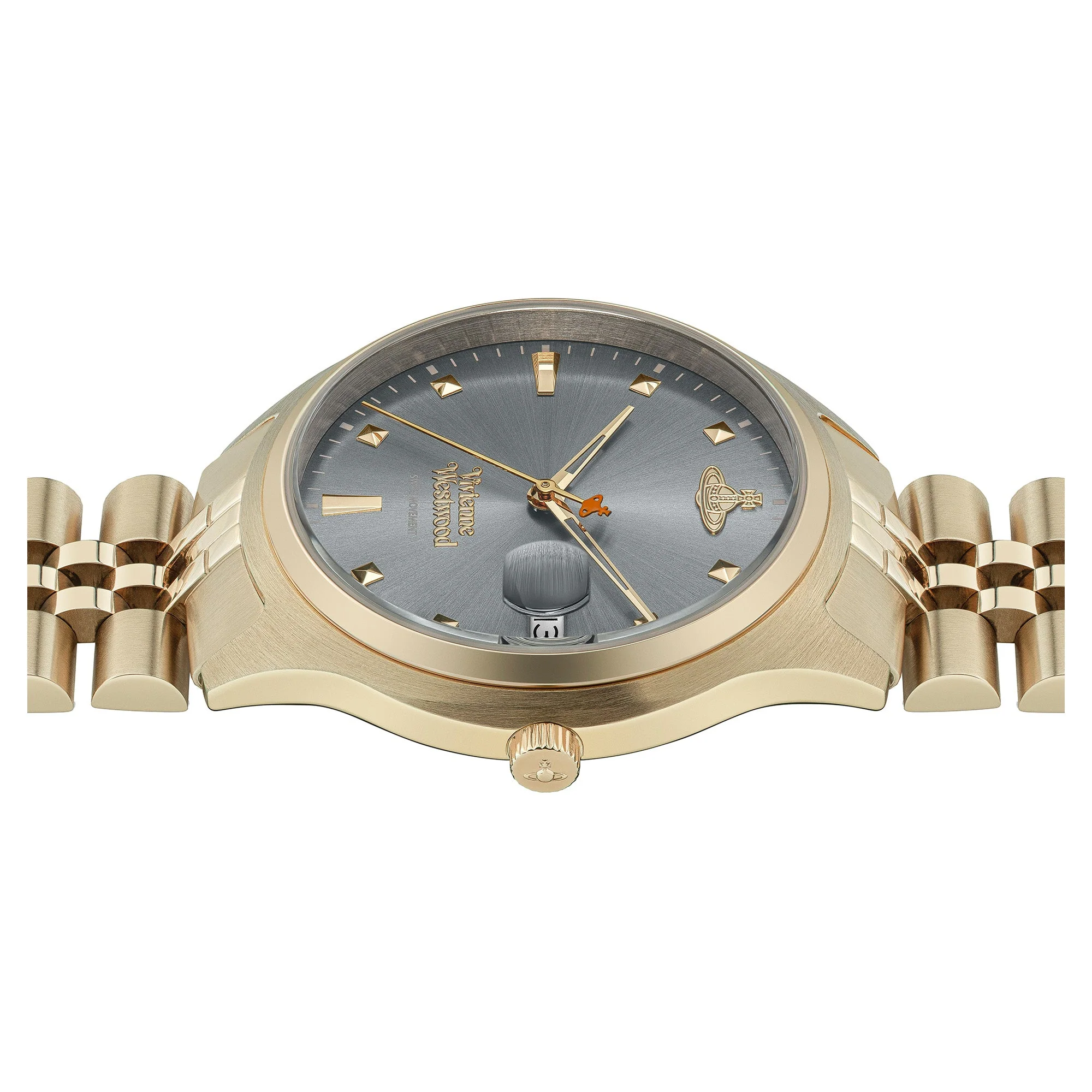 Vivienne Westwood Camberwell Watch Grey Gold - Image 6