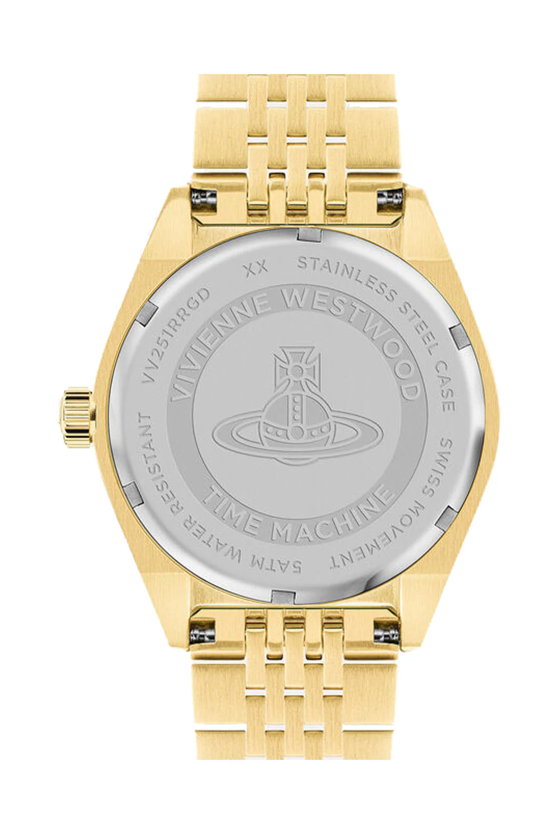 Vivienne Westwood Lady Sydenham 39mm Gold & Pink Watch - Image 2