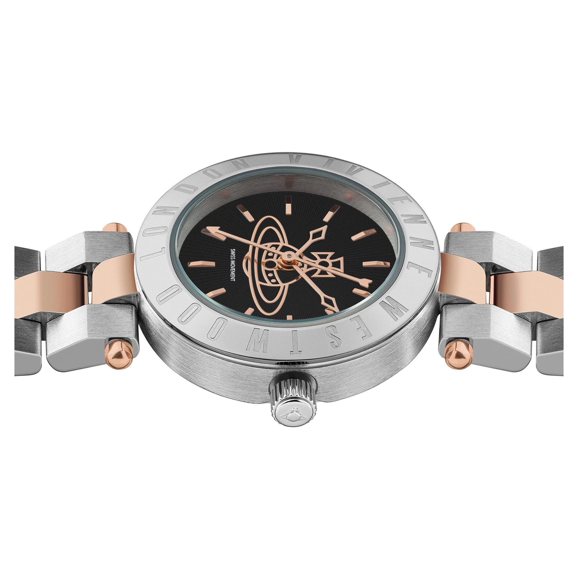 Vivienne Westwood Westbourne Orb Watch Black Dial - Image 4