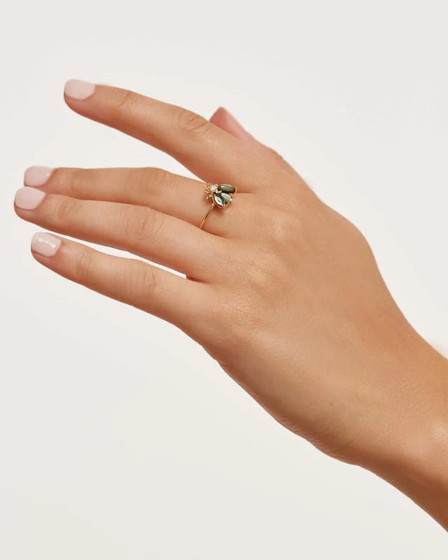 Zaza Yellow Gold Ring - Image 4